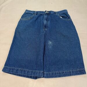 VTG Y2K Colorado Men Blue Denim Jean Short Jort 36 Baggy Loose Fit Skate-XXXX